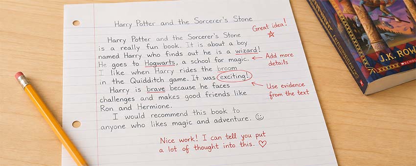 Ongoing written guidance and teacher feedback